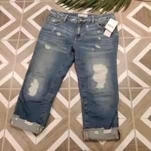 Free People Women's Jeans Distress Ripped Denim 27